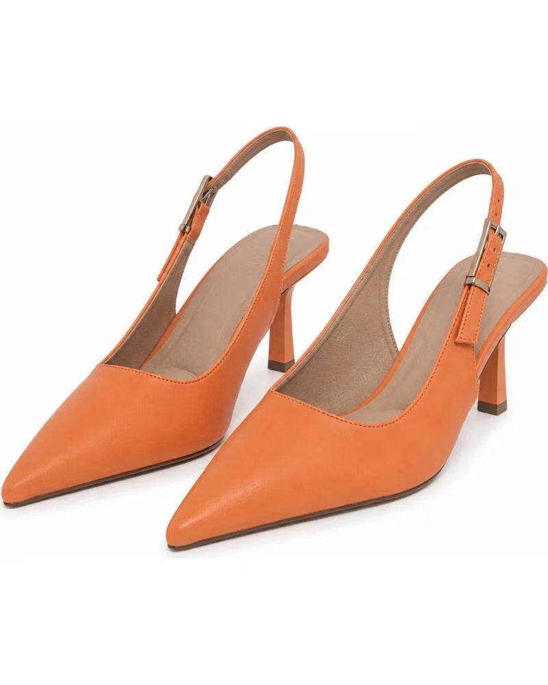 ESCARPINS SLINGBACK À TALON MONTEVITA SALONEZA ORANGE