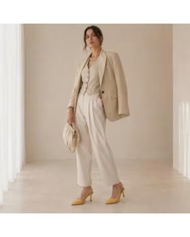 MONTEVITA SALONEZA ESCARPINS SLINGBACK JAUNES YELLOW