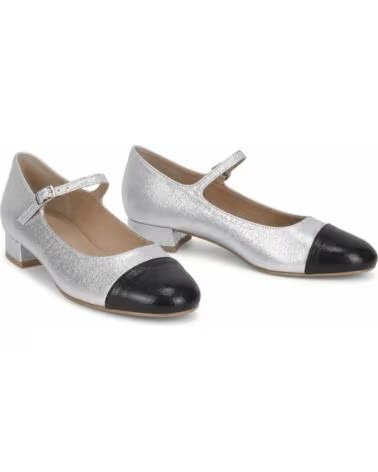 MONTEVITA MILANOZA ESCARPINS À PETIT TALON ET BRIDE SILVER