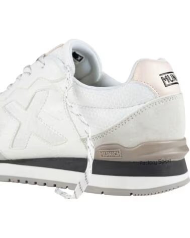 MUNICH DASH WMN 303 ZAPATILLAS CASUAL MUJER BLANCO GRIS BLANCO-GRI