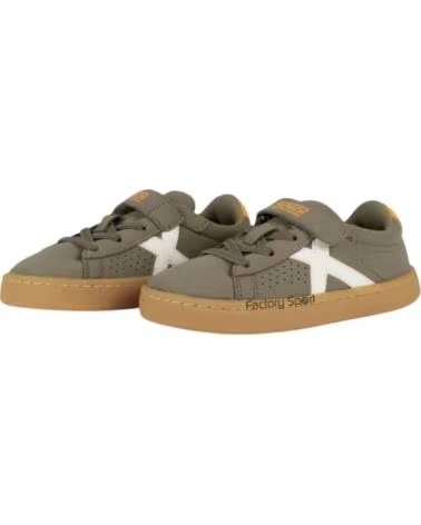 MUNICH MINI OPEN VCO KINDER SNEAKER KAKI WEISS KAKI-BLANCO