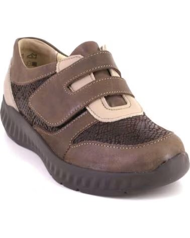 CHAUSSURES FEMME SUAVE 3745 EN CUIR MARRON