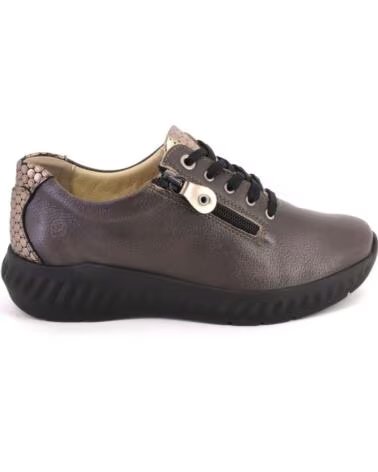 SUAVE 3758 CHAUSSURES FEMME TAUPE EN CUIR