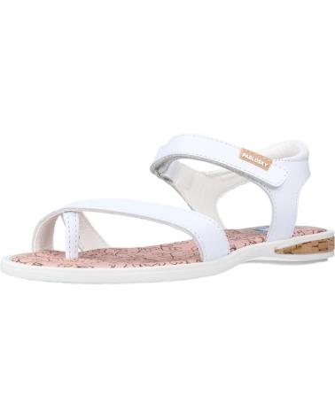 Sandalen für Mädchen PABLOSKY 400100 BLANCO