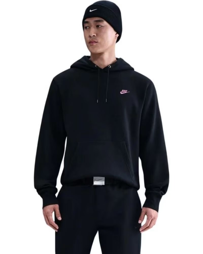 NIKE SWEAT À CAPUCHE CLUB FN3859-011 NOIR HOMME BLACK OR GREY