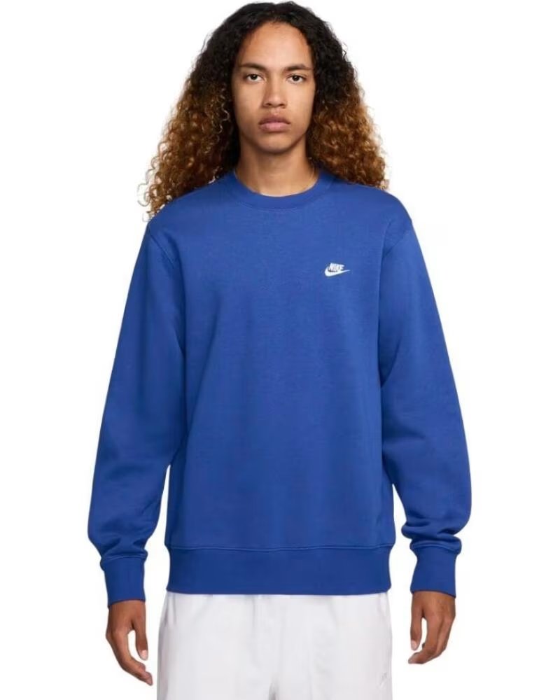 NIKE Sudadera Club Azul Hombre Fn3886-480 AZUL