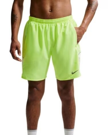 NIKE PANTALONCINI MILER IF2070-737 GIALLO FLUORESCENTE AMARILLO FLUOR