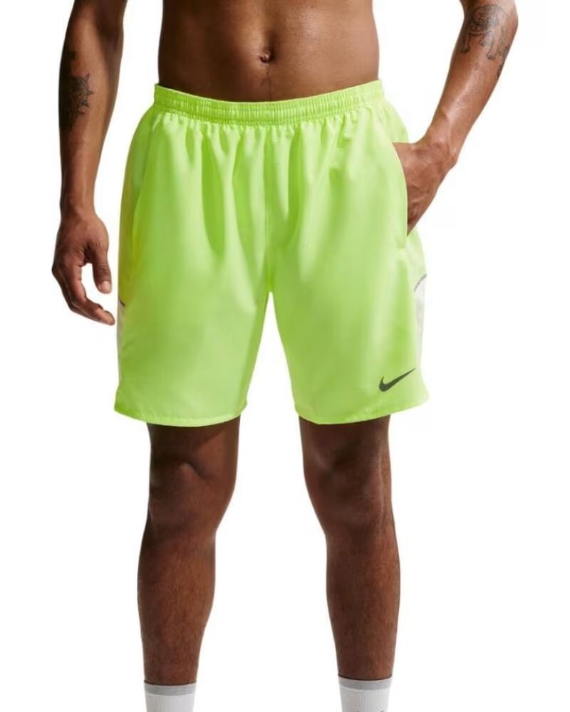 NIKE PANTALONCINI MILER IF2070-737 GIALLO FLUORESCENTE AMARILLO FLUOR