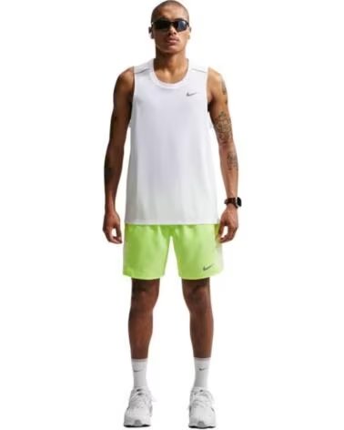 NIKE PANTALONCINI MILER IF2070-737 GIALLO FLUORESCENTE AMARILLO FLUOR