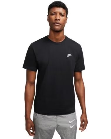 NIKE T-SHIRT CLUB SPORTSWEAR AR4997-014 NEGRO
