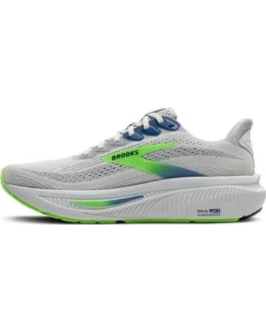 BROOKS Zapatillas Ghost 17 Gris Verde 1104421D454 BLANCO AMARILLO