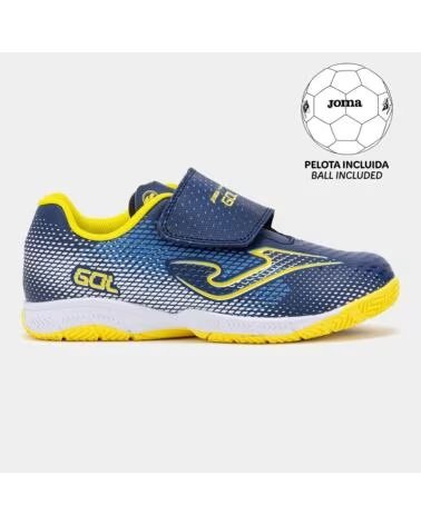JOMA SCARPETTA DA CALCIO CON PALLONE J2603 BLU AZUL
