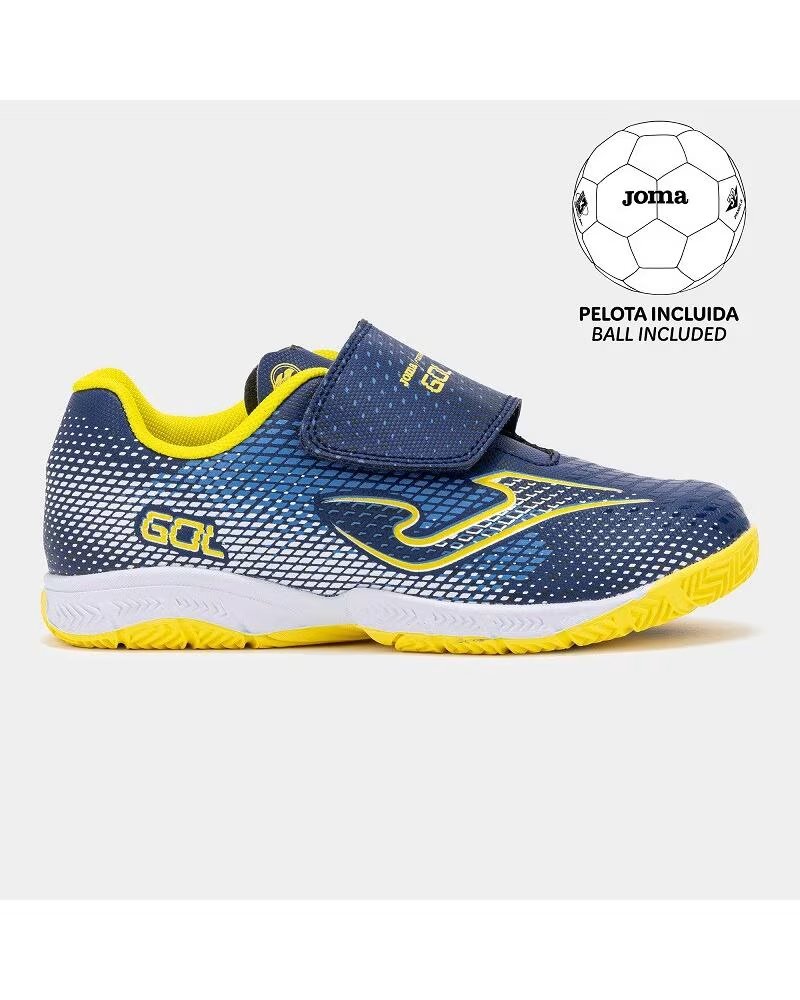JOMA SCARPETTA DA CALCIO CON PALLONE J2603 BLU AZUL
