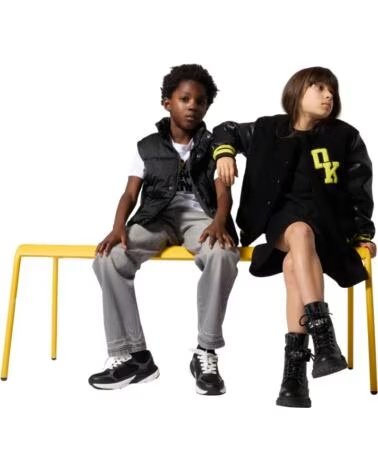 DKNY COLETE ACOLCHOADO NINA PRETO NEGRO