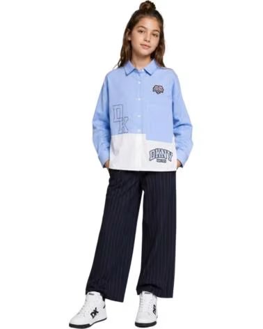 DKNY PANTALONES NINA MARINOS RAYAS MARINO
