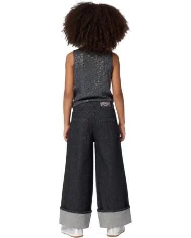 DKNY PANTALONES NINA EN COLOR TEJANO NEGRO
