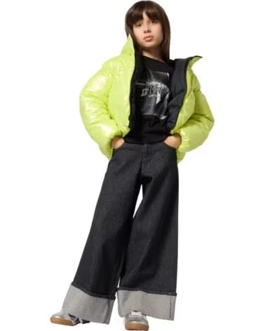 DKNY PANTALONES NINA EN COLOR TEJANO NEGRO
