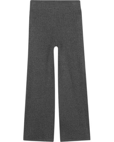DKNY PANTALONES DE PUNTO ACANALADO NINA GRIS JASPEADO