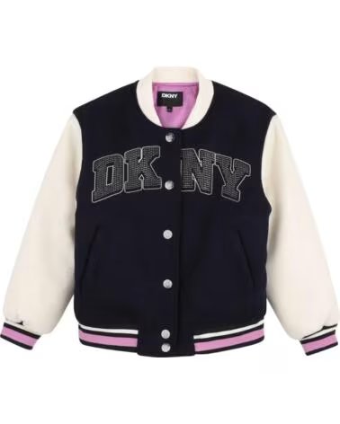 DKNY BLOUSON FILLE MARINE MARINO