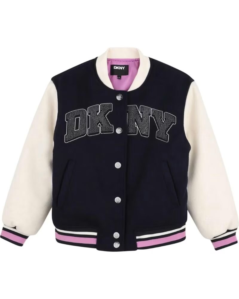 DKNY BLOUSON FILLE MARINE MARINO