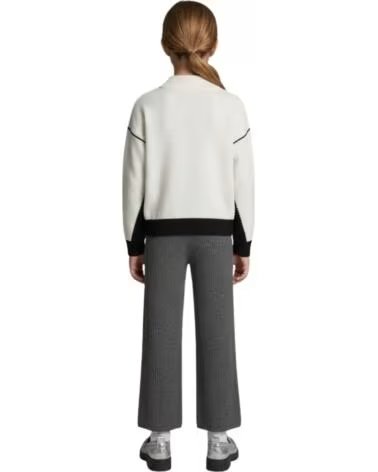 DKNY MÄDCHEN PULLOVER WEISS SCHWARZ BLANCO NEGRO