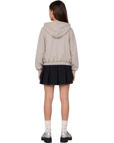 DKNY KAPUZEN-CARDIGAN NINA BEIG OSCURO