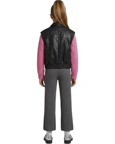 DKNY MADCHEN WESTE KUNSTLEDER NEGRO