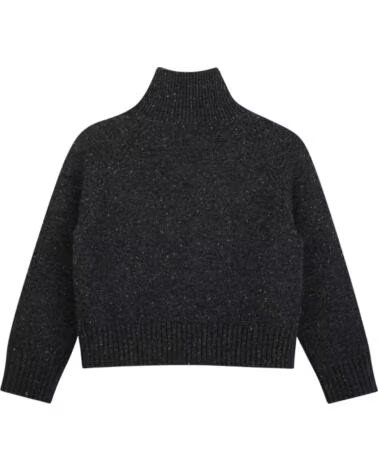 ZADIG AND VOLTAIRE MADCHEN PULLOVER GRAU MELIERT GRIS JASPEADO