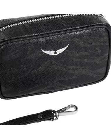 ZADIG AND VOLTAIRE UMHÄNGETASCHE LEDER NEGRO