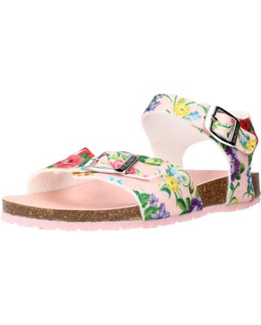 Sandali per Donna e Bambina PABLOSKY SANDALIA BIO FLORES GLITTER 498770 BLANCO