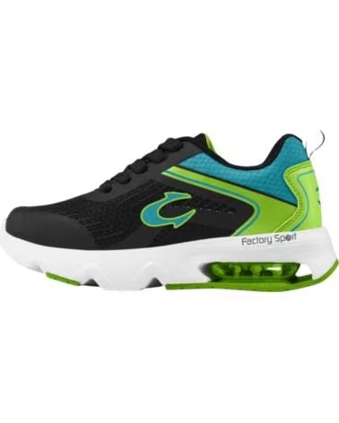 SAPATILHAS DESPORTIVAS INFANTILES JOHN SMITH RAZIN VERDE FLÚOR E PRETO VARIOS COLORES
