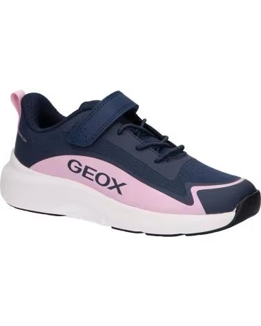 ZAPATILLAS GEOX J PRO-RAN MARINO Y ROSA C0694 NAVY-PINK