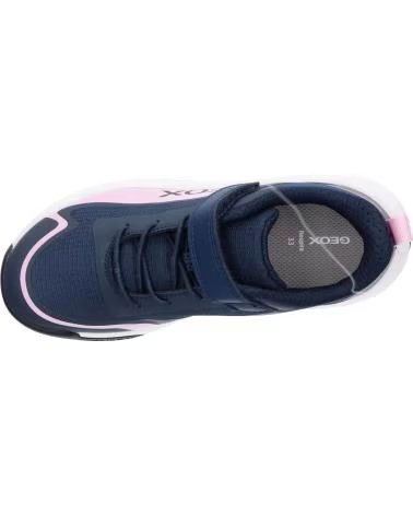 ZAPATILLAS GEOX J PRO-RAN MARINO Y ROSA C0694 NAVY-PINK