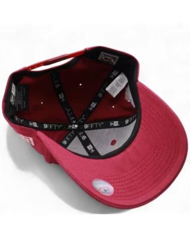 NEW ERA Gorra Atlanta Braves World Series Dark 9FIFTY Rojo