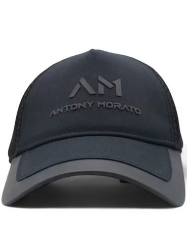ANTONY MORATO Gorra Negra con Placa de Goma
