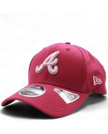 NEW ERA Gorra Atlanta Braves World Series Dark 9FIFTY Rojo