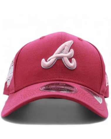 NEW ERA Gorra Atlanta Braves World Series Dark 9FIFTY Rojo