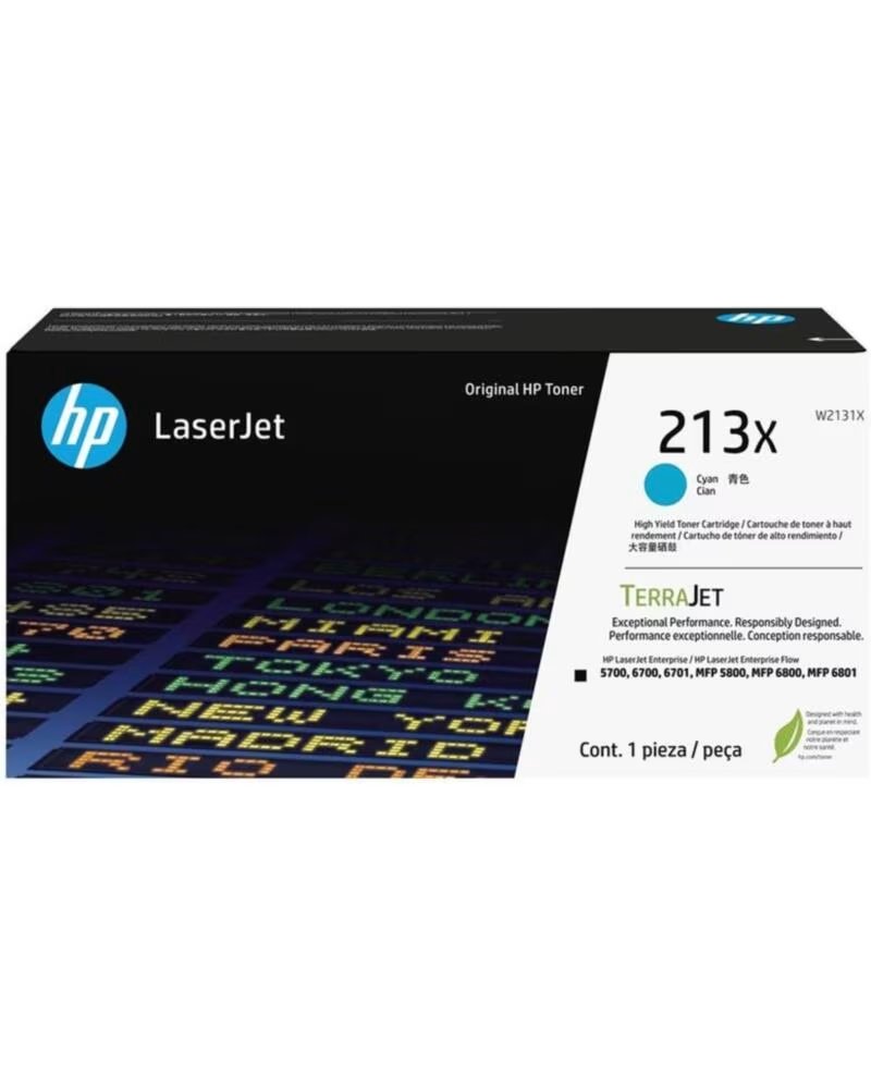 HP Toner laserjet 213x cian alta