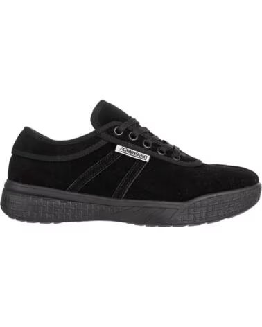 KAWASAKI Leap Suede Shoe K204414 1001S Black Solid BLACK