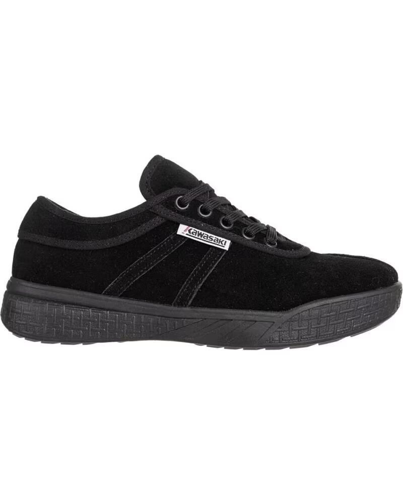 KAWASAKI Leap Suede Shoe K204414 1001S Black Solid BLACK