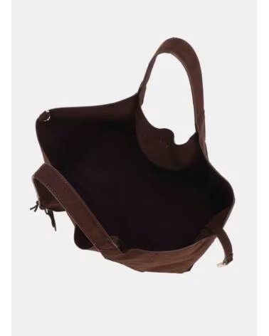 BOLSA SHOPPER DE OMBRO BINNARI SIENA CASTANHO MARRON