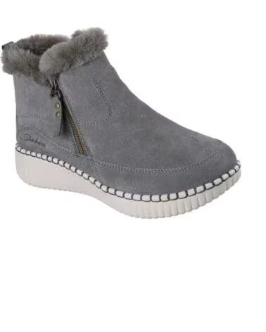 SKECHERS Botines Planos Mujer Wilshire Blvd - Fresh Zip Verde VERDE
