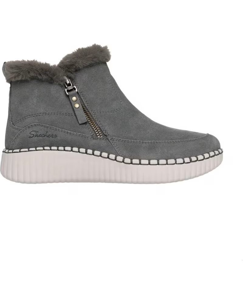 SKECHERS Botines Planos Mujer Wilshire Blvd - Fresh Zip Verde VERDE