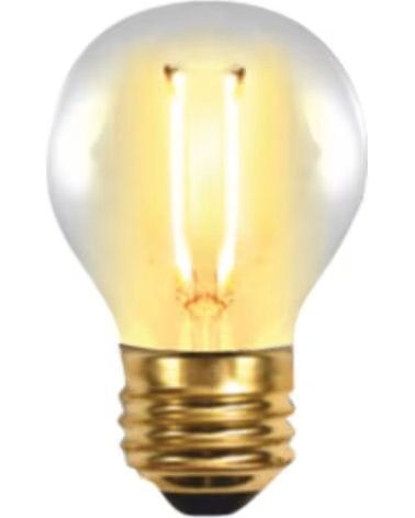SILVER Bombilla led electronic filamento edison esferica 2w=25w - e27 - 2 200k - 320º - 150 lm - luz extra calida - a
