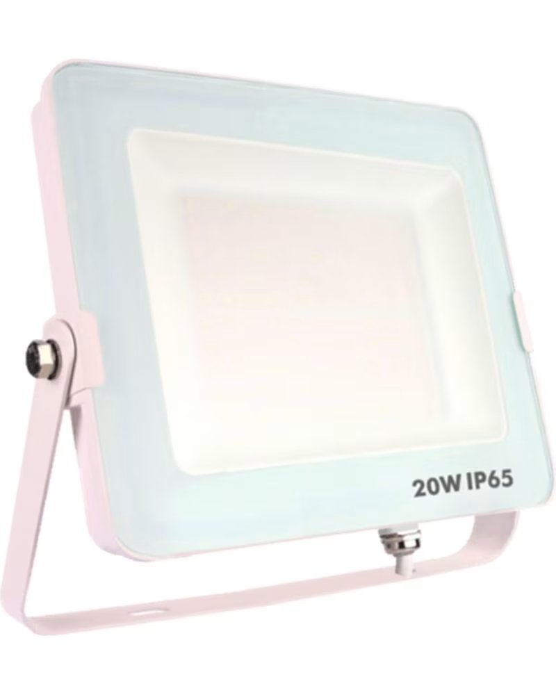 SILVER Foco proyector led ip65 20w 3000k 1600lm blanco