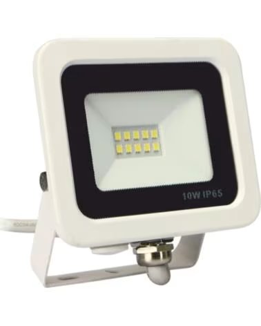 SILVER Foco proyector led ip65 10w 3000k blanco