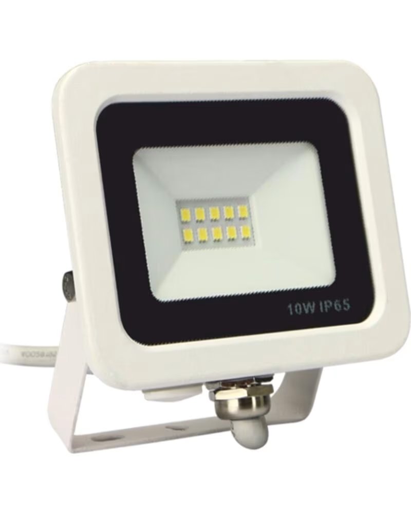 SILVER Foco proyector led ip65 10w 3000k blanco