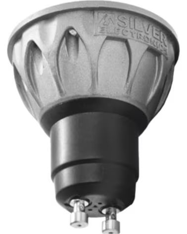 SILVER Bombilla led electronic eco dicroica 8w=80w - gu10 - 2700k - 38º - 690lm - luz calida - a