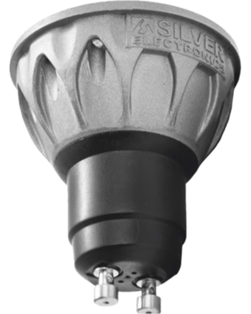 SILVER Bombilla led electronic eco dicroica 8w=80w - gu10 - 2700k - 38º - 690lm - luz calida - a