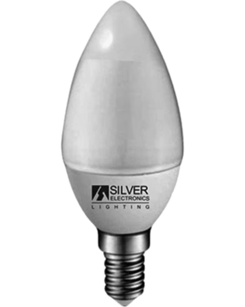SILVER Bombilla led eco electronics vela 5w=35w - e14 - 4000k - 399 lm - 160º - luz natural neutra - a